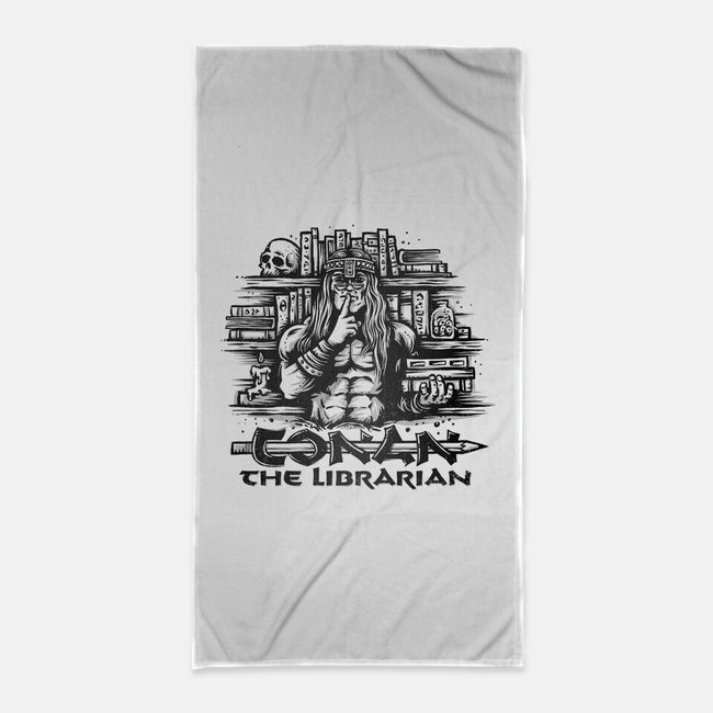 Conan The Librarian-none beach towel-kg07