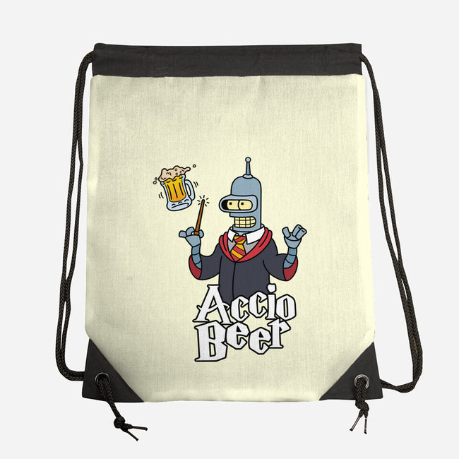 Accio Beer-none drawstring bag-Barbadifuoco