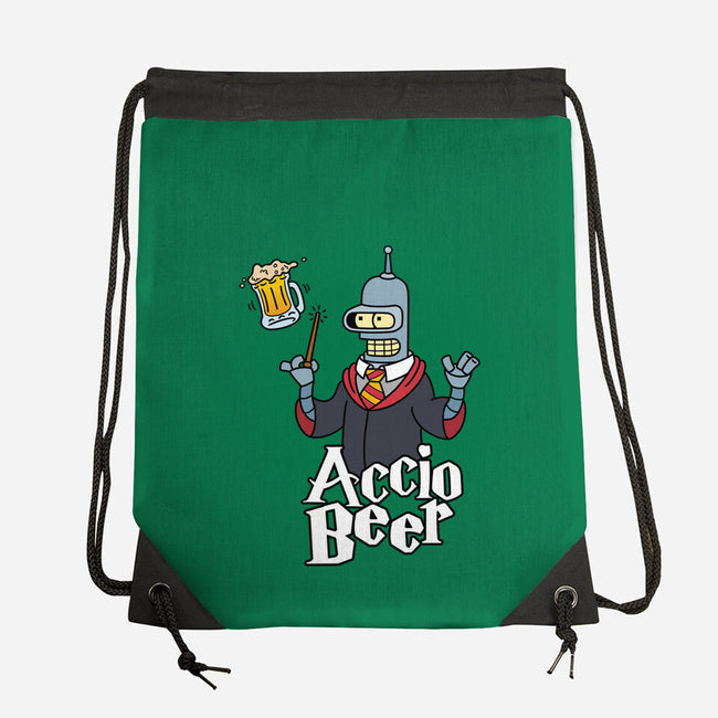 Accio Beer-none drawstring bag-Barbadifuoco