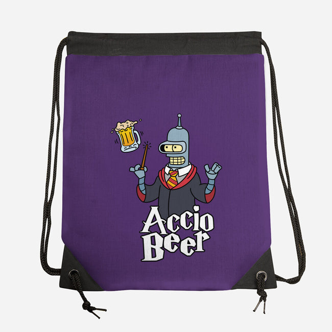 Accio Beer-none drawstring bag-Barbadifuoco