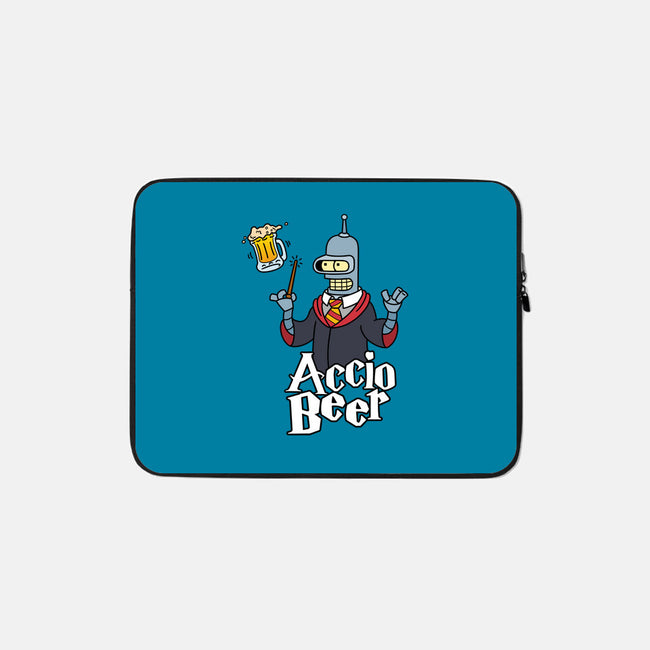 Accio Beer-none zippered laptop sleeve-Barbadifuoco