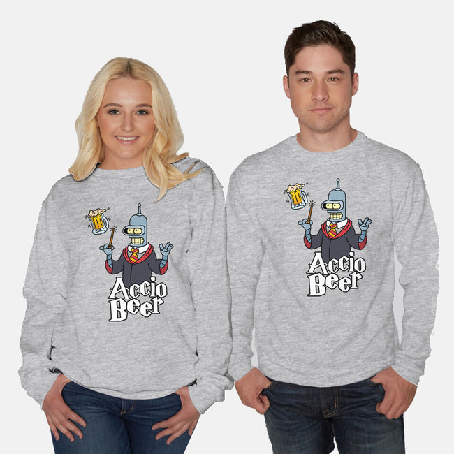 Accio Beer-unisex crew neck sweatshirt-Barbadifuoco