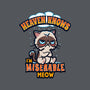 Heaven Knows I'm Miserable Meow-none beach towel-Boggs Nicolas