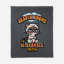 Heaven Knows I'm Miserable Meow-none fleece blanket-Boggs Nicolas