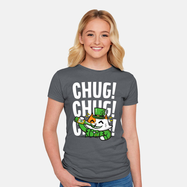 Chug!-womens fitted tee-krisren28