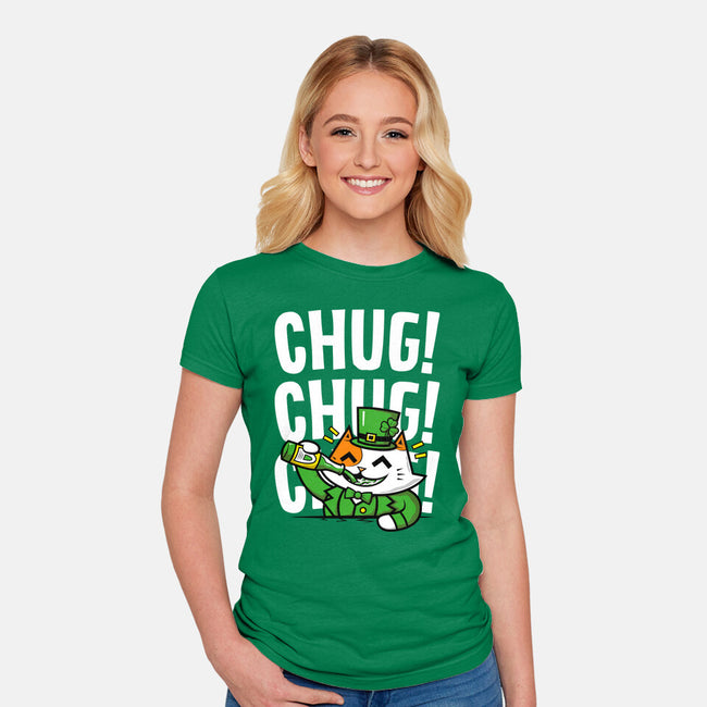 Chug!-womens fitted tee-krisren28