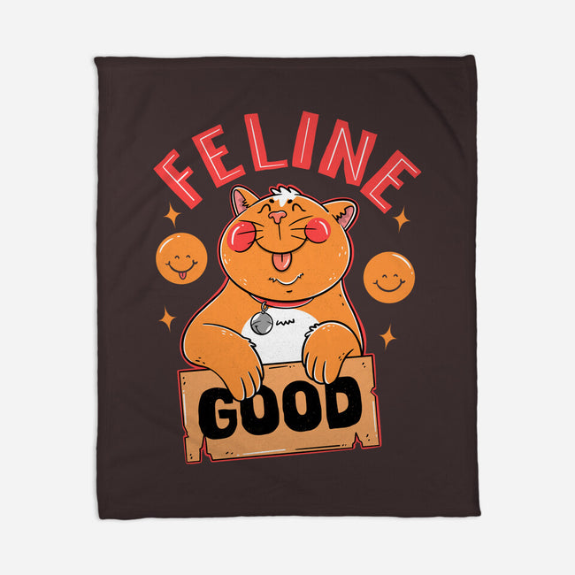 Feline Good Today-none fleece blanket-Tri haryadi