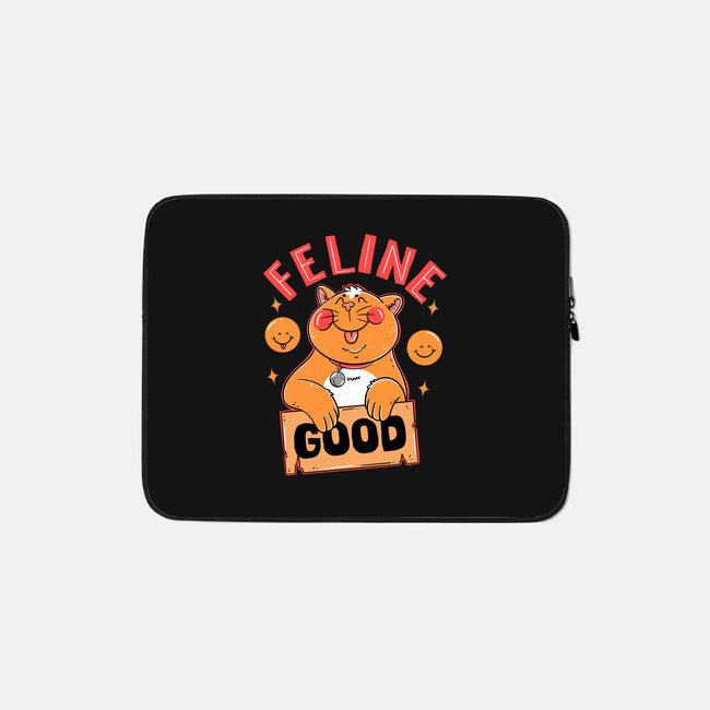 Feline Good Today-none zippered laptop sleeve-Tri haryadi