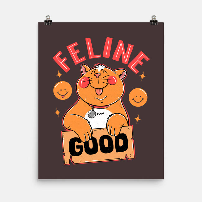 Feline Good Today-none matte poster-Tri haryadi