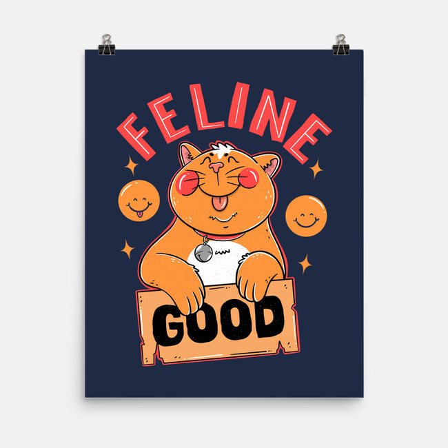 Feline Good Today-none matte poster-Tri haryadi