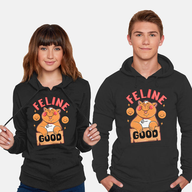 Feline Good Today-unisex pullover sweatshirt-Tri haryadi