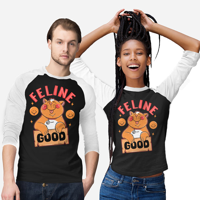 Feline Good Today-unisex baseball tee-Tri haryadi