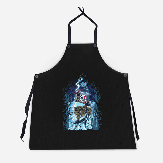 Panda Of War-unisex kitchen apron-zascanauta