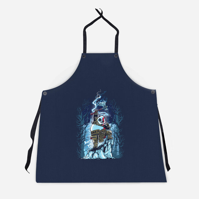 Panda Of War-unisex kitchen apron-zascanauta