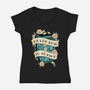 Traveler Tattoo-womens v-neck tee-retrodivision