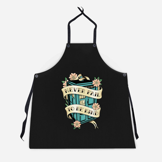 Traveler Tattoo-unisex kitchen apron-retrodivision