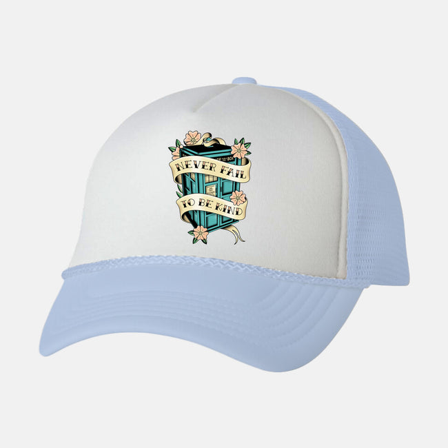 Traveler Tattoo-unisex trucker hat-retrodivision