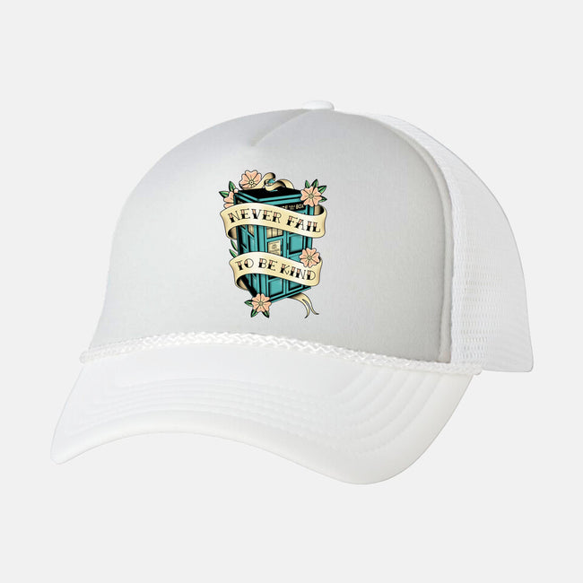 Traveler Tattoo-unisex trucker hat-retrodivision