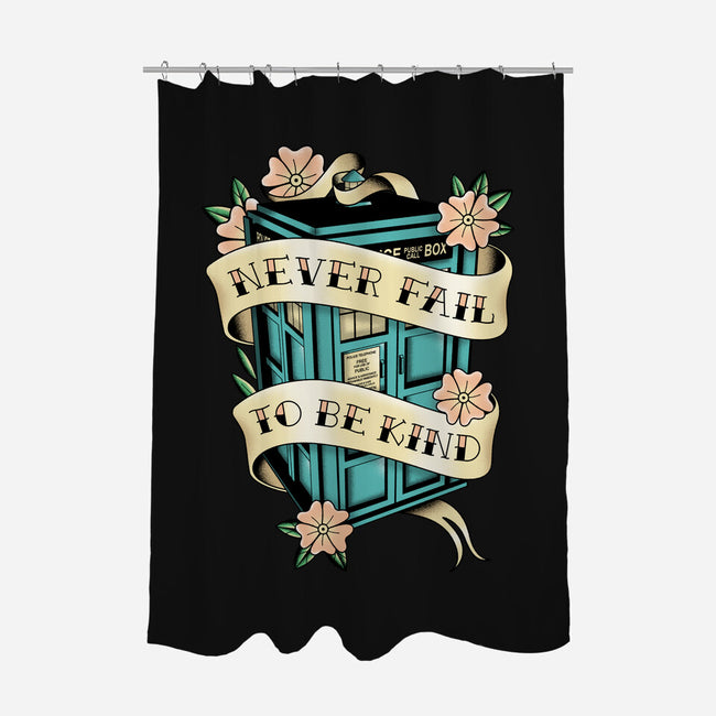 Traveler Tattoo-none polyester shower curtain-retrodivision