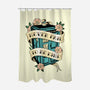 Traveler Tattoo-none polyester shower curtain-retrodivision