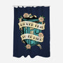 Traveler Tattoo-none polyester shower curtain-retrodivision