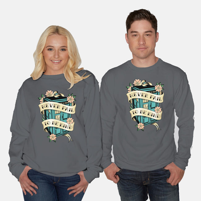 Traveler Tattoo-unisex crew neck sweatshirt-retrodivision