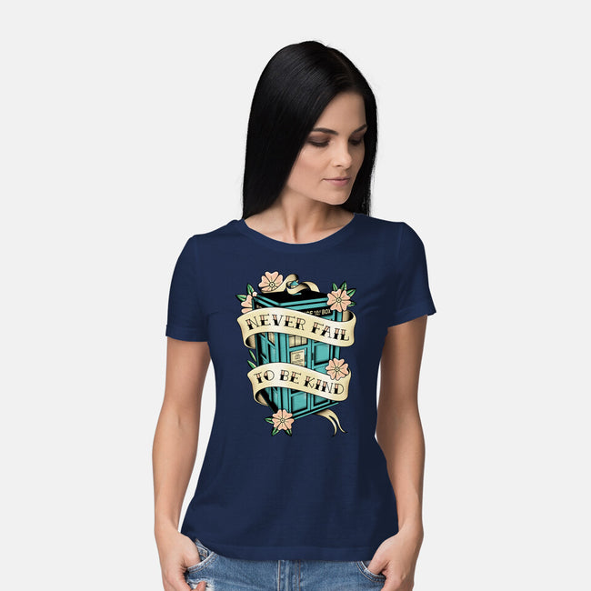 Traveler Tattoo-womens basic tee-retrodivision