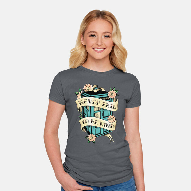 Traveler Tattoo-womens fitted tee-retrodivision