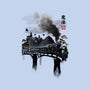 Train To School Of Magic-none removable cover w insert throw pillow-DrMonekers