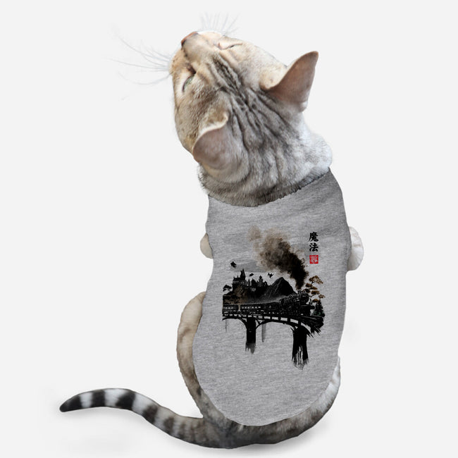 Train To School Of Magic-cat basic pet tank-DrMonekers