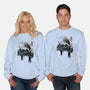 Train To School Of Magic-unisex crew neck sweatshirt-DrMonekers