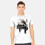 Train To School Of Magic-mens heavyweight tee-DrMonekers