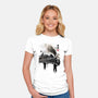 Train To School Of Magic-womens fitted tee-DrMonekers