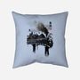 Train To School Of Magic-none removable cover w insert throw pillow-DrMonekers