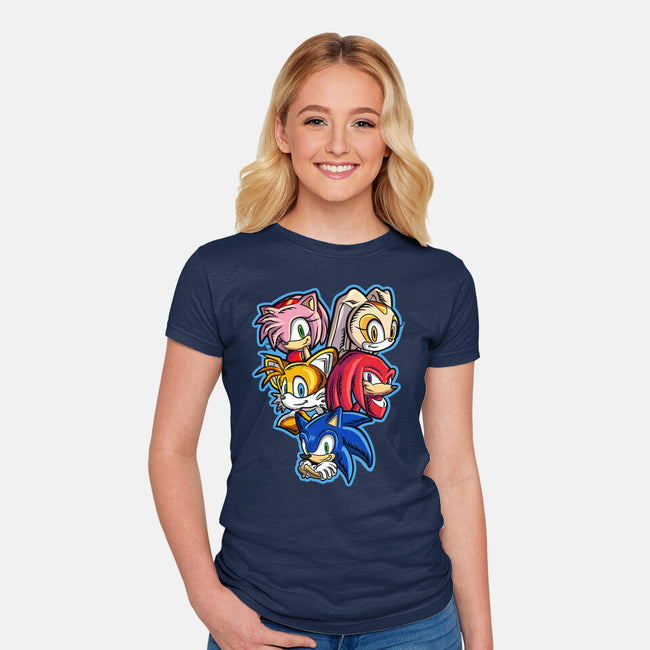 Speed Family-womens fitted tee-nickzzarto