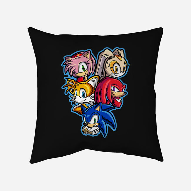 Speed Family-none removable cover throw pillow-nickzzarto