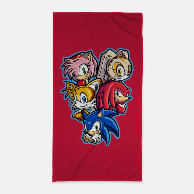 Speed Family-none beach towel-nickzzarto