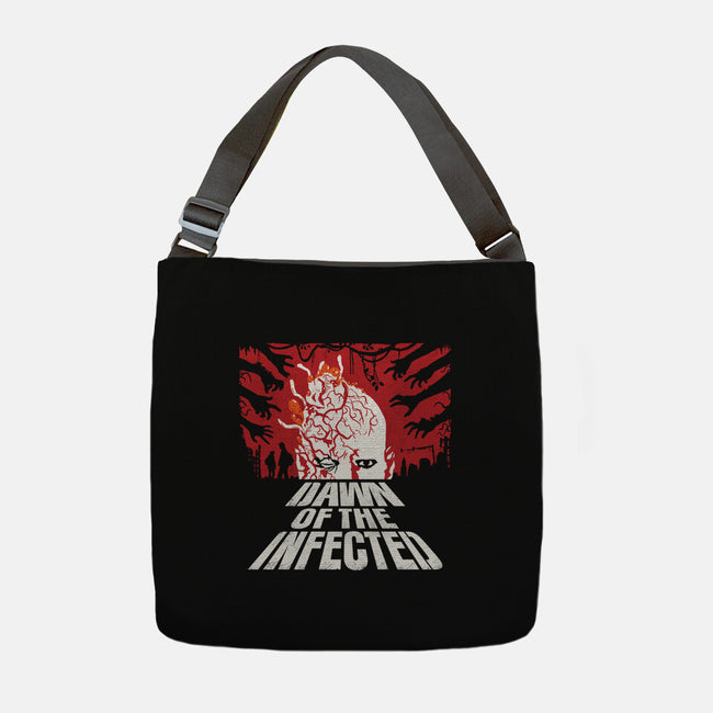 Dawn Of The Infected-none adjustable tote bag-rocketman_art