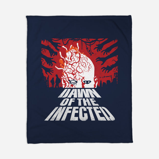 Dawn Of The Infected-none fleece blanket-rocketman_art