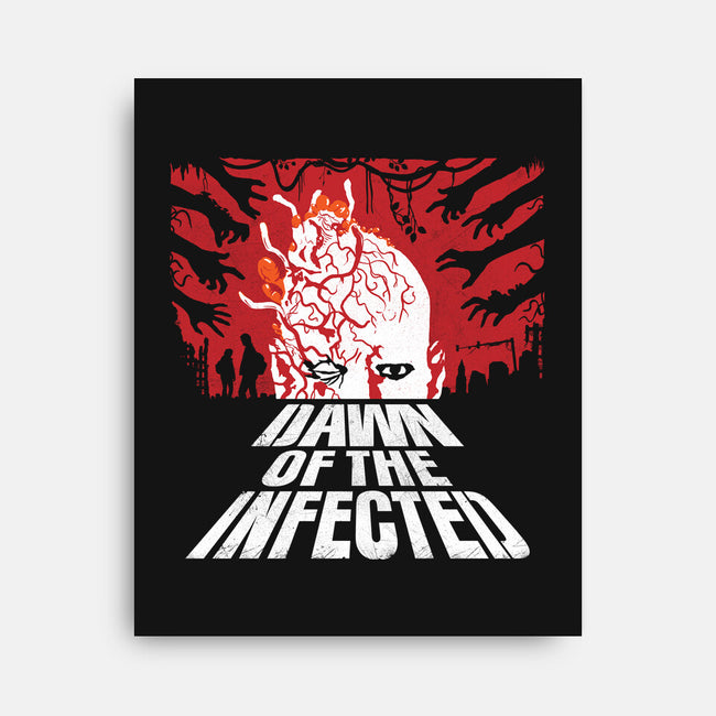 Dawn Of The Infected-none stretched canvas-rocketman_art