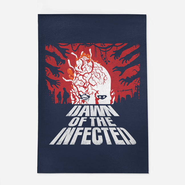 Dawn Of The Infected-none indoor rug-rocketman_art