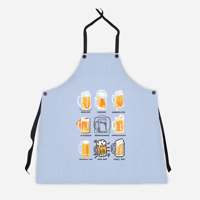 Beer Art History-unisex kitchen apron-NemiMakeit
