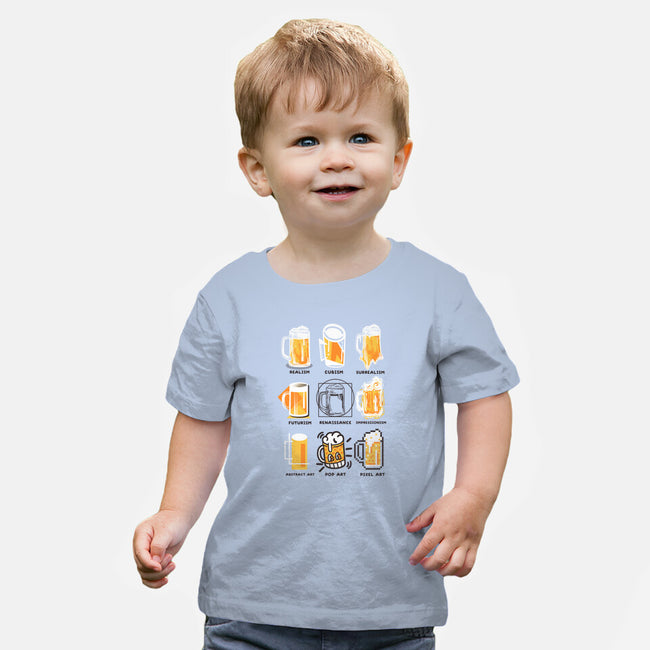 Beer Art History-baby basic tee-NemiMakeit