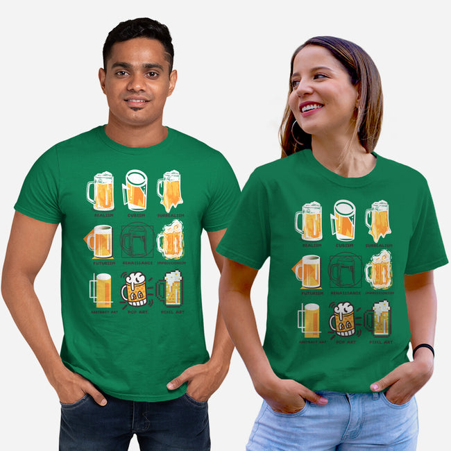 Beer Art History-unisex basic tee-NemiMakeit