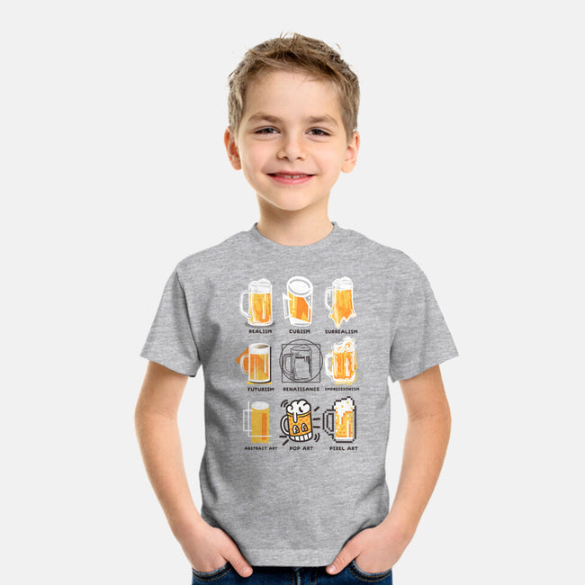 Beer Art History-youth basic tee-NemiMakeit