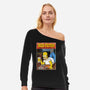 Beer Fiction-womens off shoulder sweatshirt-NMdesign