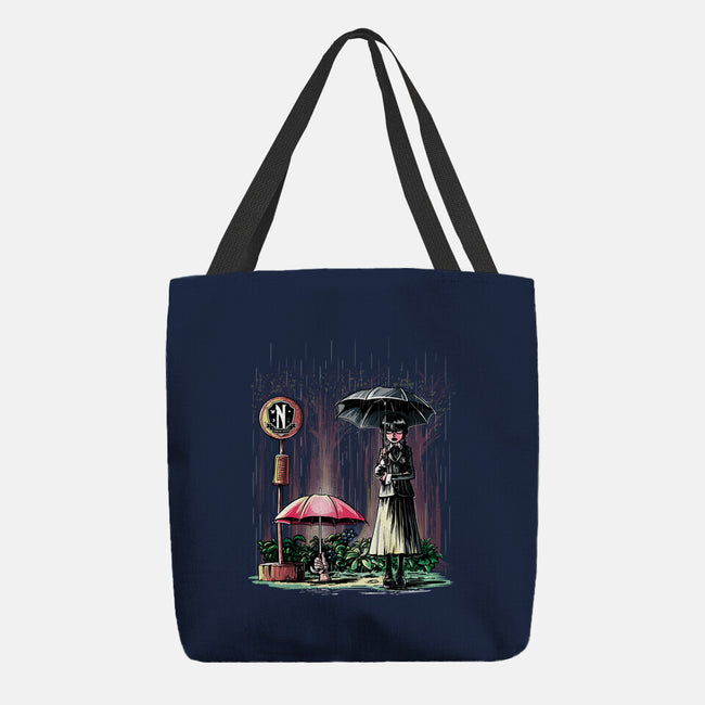 My Neighbor Wednesday-none basic tote bag-zascanauta