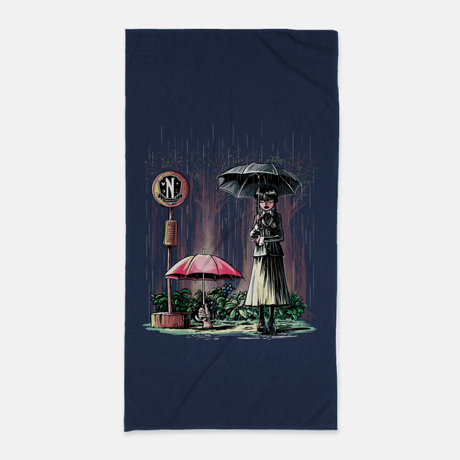 My Neighbor Wednesday-none beach towel-zascanauta