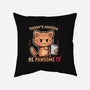 Be Pawsome-none removable cover throw pillow-TechraNova