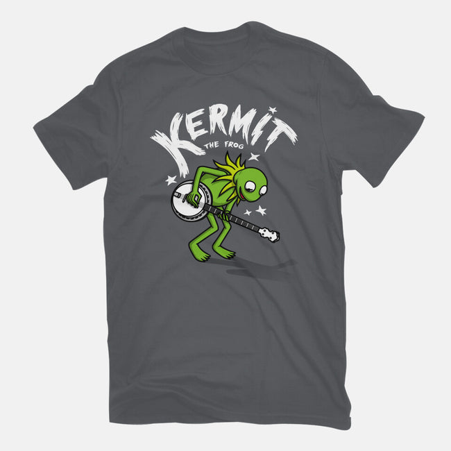 Banjoist Frog-mens heavyweight tee-Raffiti